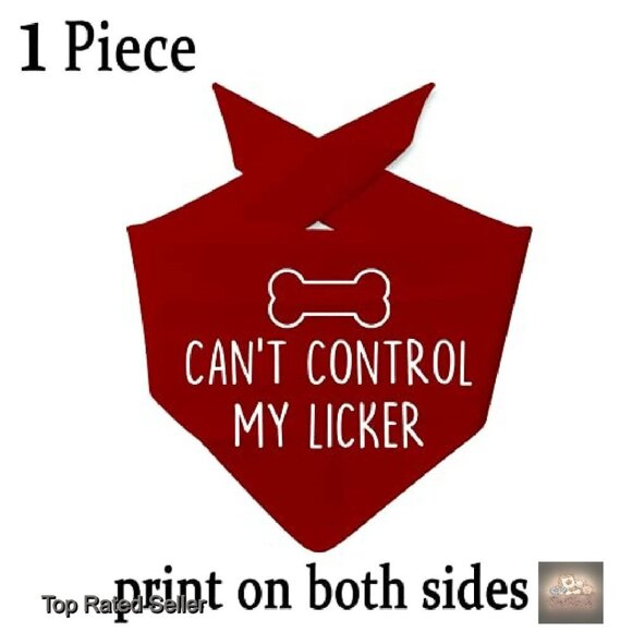 Funny Dog Bandana Triangle Tie Soft Polyester Lightweight Pet Accessory Gift - Picture 3 of 8